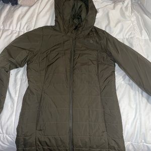 NorthFace Olive Puffer Parka
